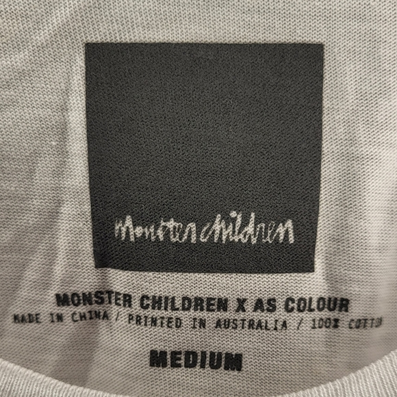 NWOT Monster Children X As Colour Thomas Campbell T-Shirt size Medium - Picture 5 of 5